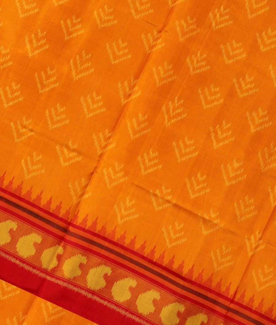 Buy Yellow Patola Silk Saree T288845