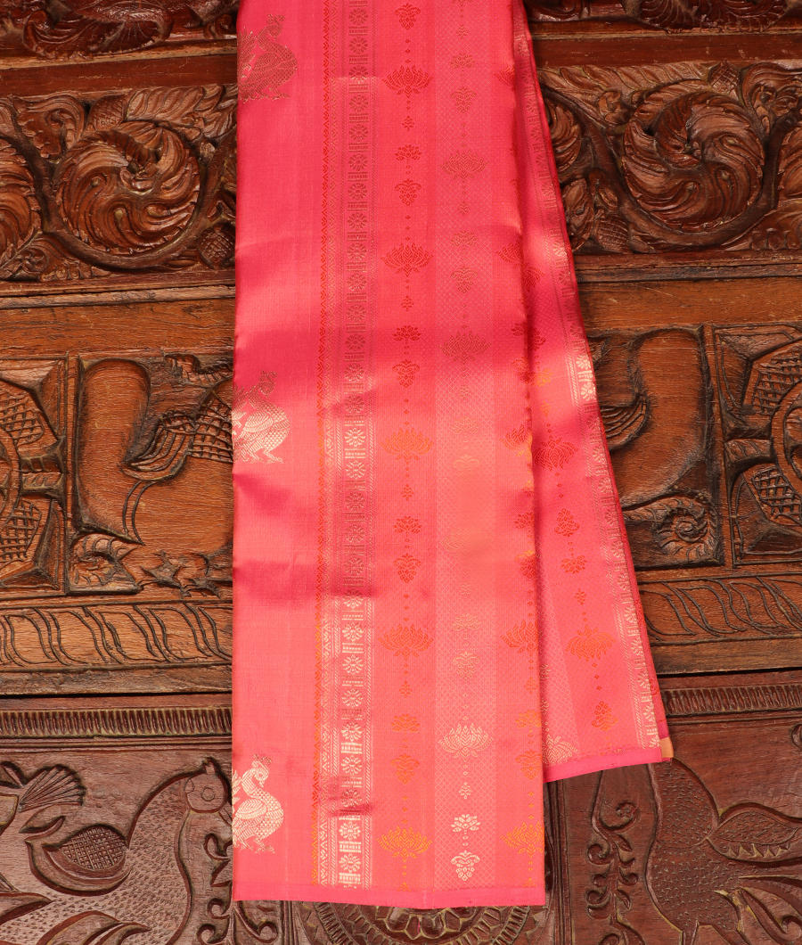 Pink Handwoven Kanjivaram Silk Saree T309630-image