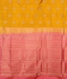 Yellow Handwoven Kanjivaram Silk Saree T3096124