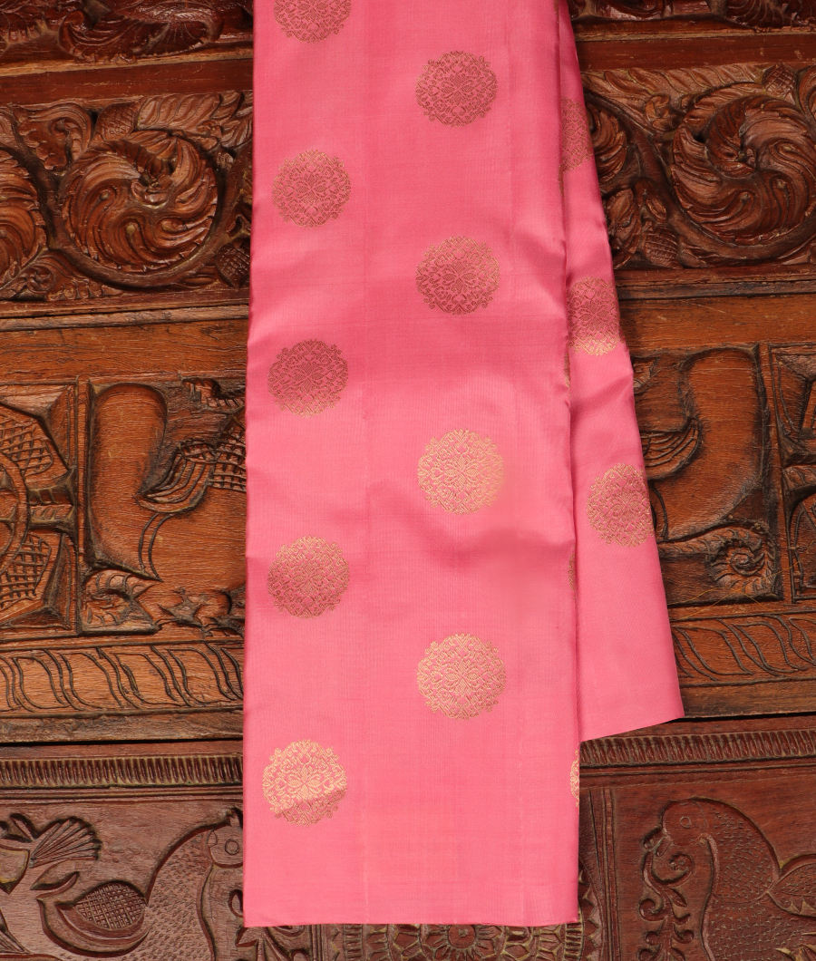Pink Handwoven Kanjivaram Silk Saree T309616-image