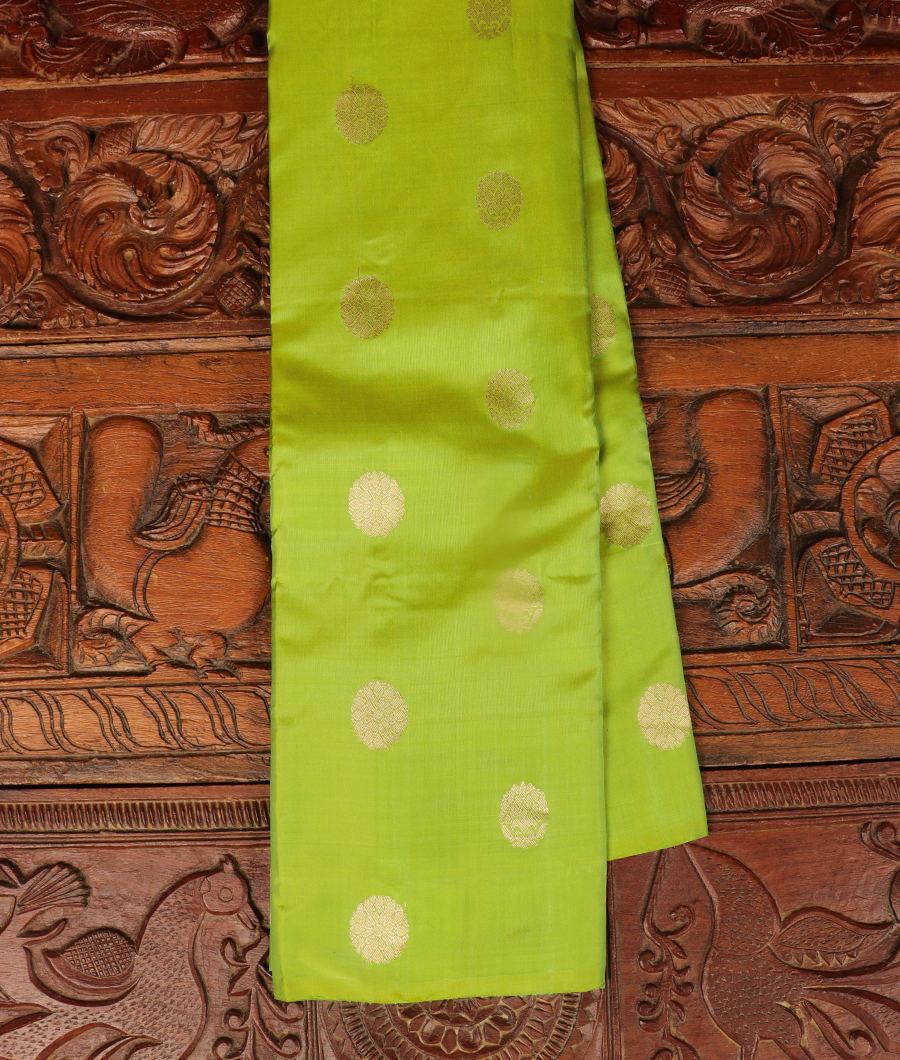 Green Handwoven Kanjivaram Silk Saree T309611-image