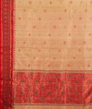 Beige Tussar Embroidery Saree T3070734