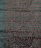 Bluish Grey Tussar Embroidery Saree T3034703