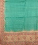 Blue Tussar Embroidery Saree T2990854