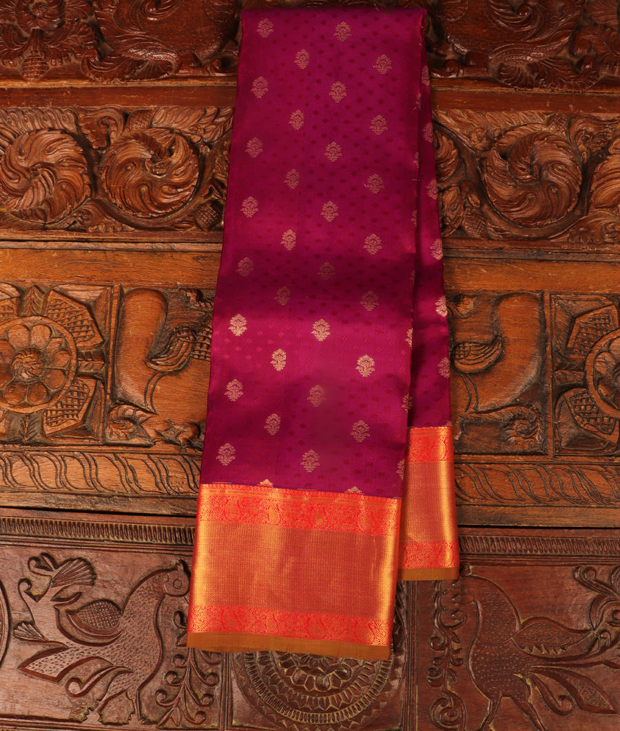 Purple Soft Silk Saree T308175-image