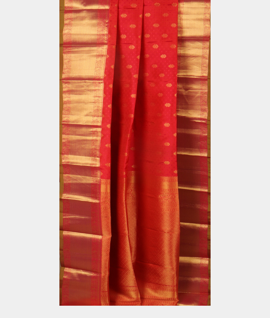Pinkish Red Soft Silk Saree T3081862