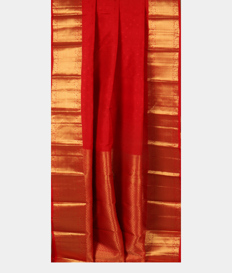 Red Soft Silk Saree T3081602