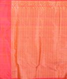 Pinkish Orange Banaras Silk Saree T2877583