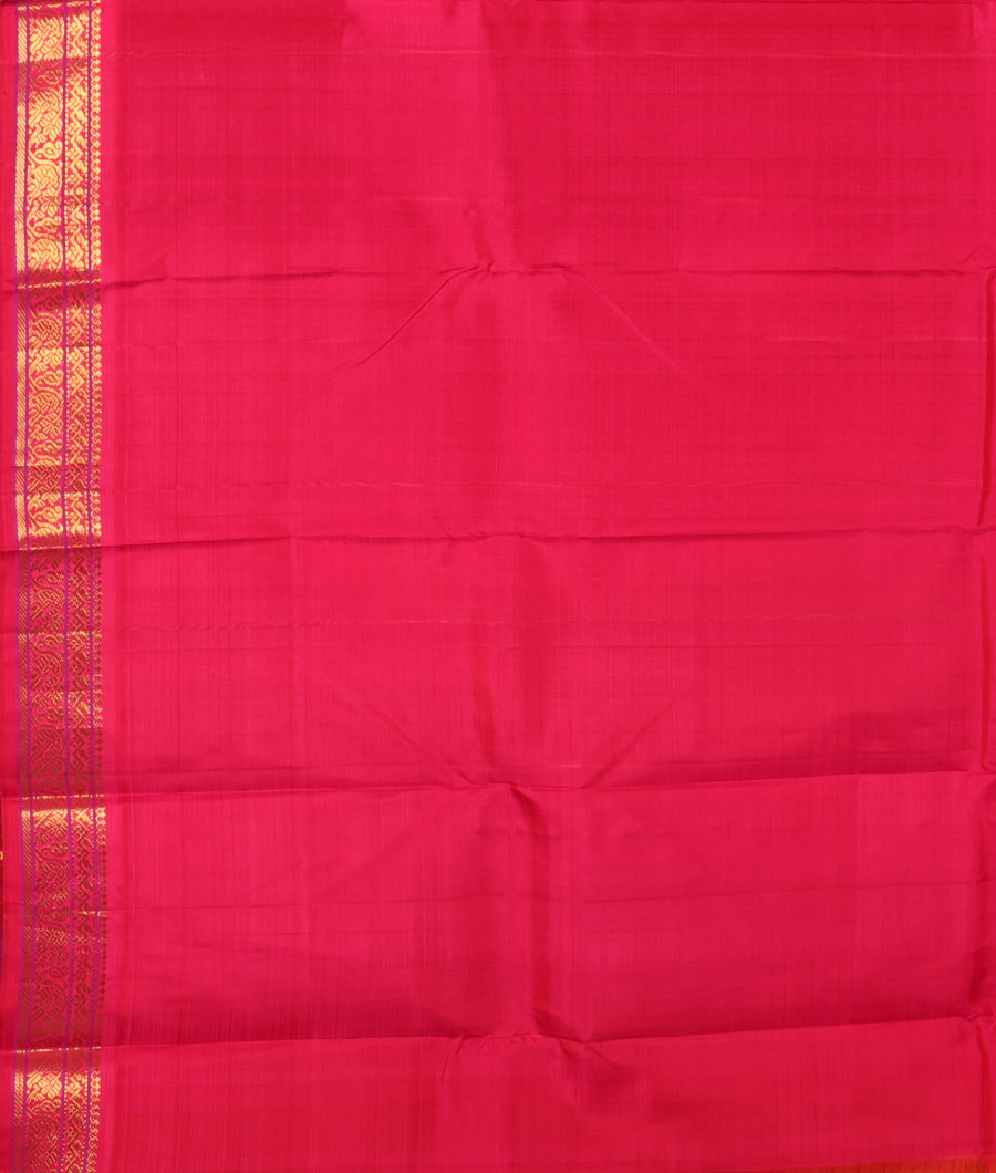 Yellow Handwoven Kanjivaram Silk Saree T2847103
