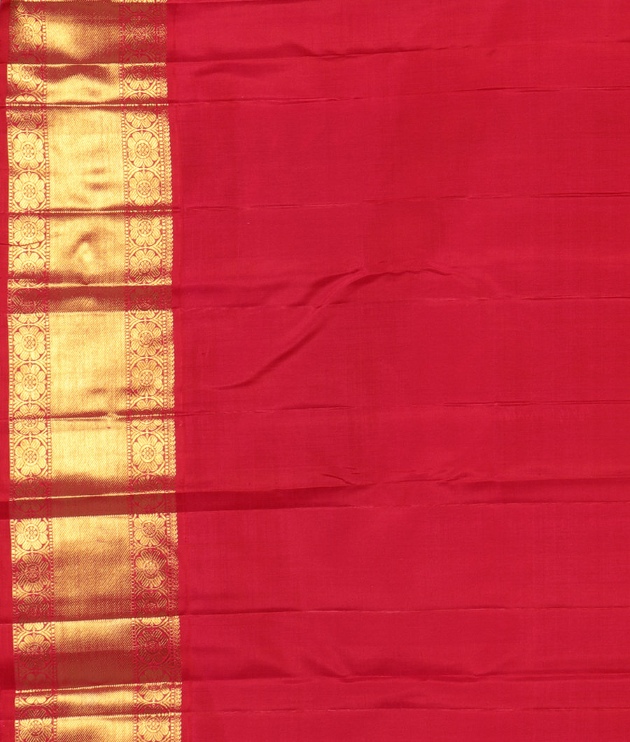 Yellow Handwoven Kanjivaram Silk Saree T3073523