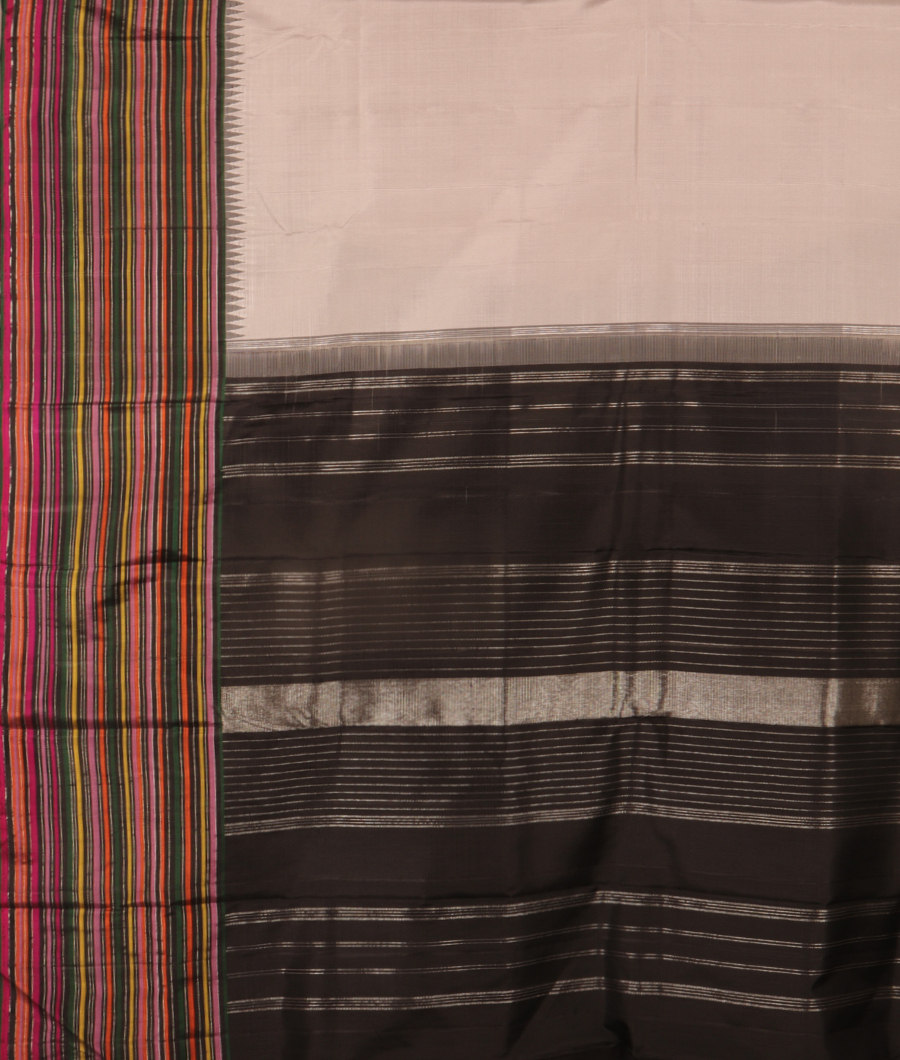 Grey Handwoven Kanjivaram Silk Saree T3068714