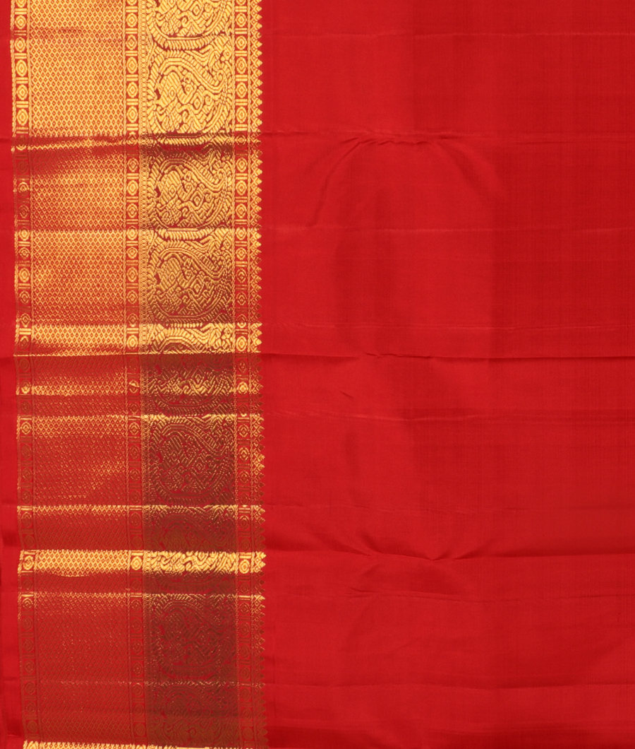 Black Handwoven Kanjivaram Silk Saree T3035173