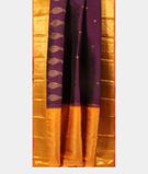 Purple Handwoven Kanjivaram Silk Saree 2