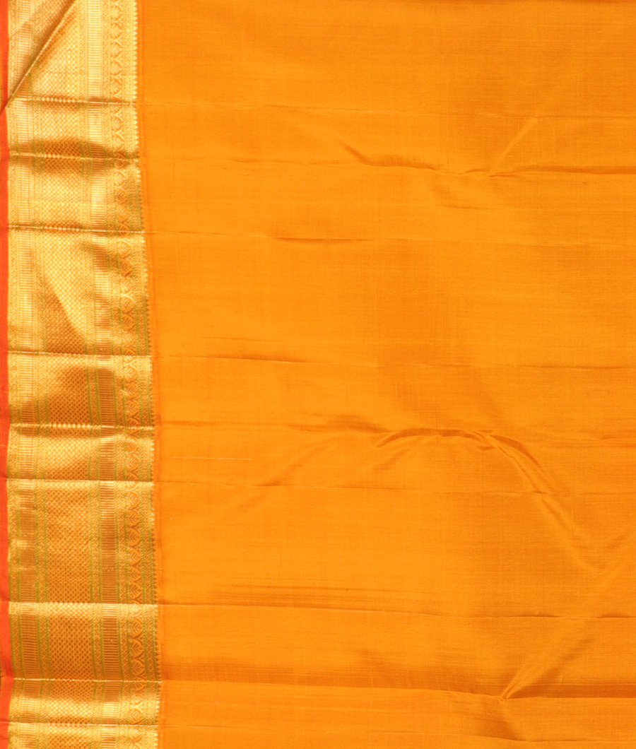 Purple Handwoven Kanjivaram Silk Saree 3