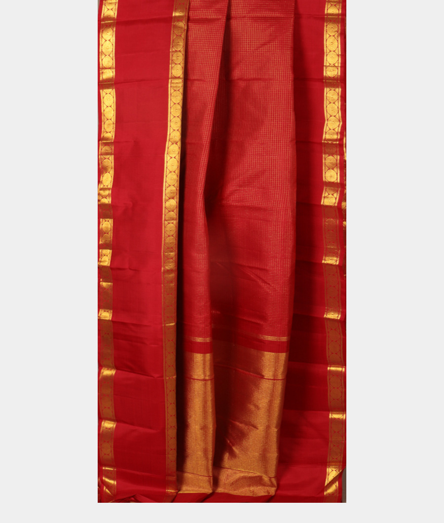 Maroon Handwoven Kanjivaram Silk Saree T3093362