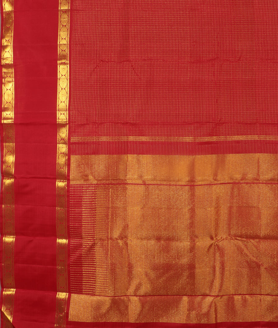Maroon Handwoven Kanjivaram Silk Saree T3093364