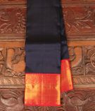 Midnight Blue Handwoven Kanjivaram Silk Saree T3059201