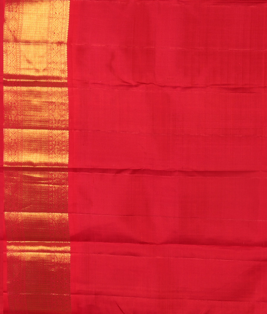 Peacock Green Handwoven Kanjivaram Silk Saree T3093213