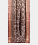 Grey Tussar Printed Saree T2860642