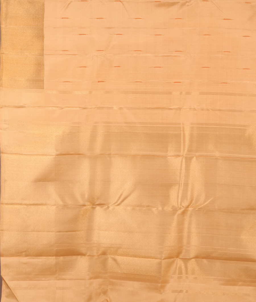 Beige Handwoven Kanjivaram Silk Saree T3084474