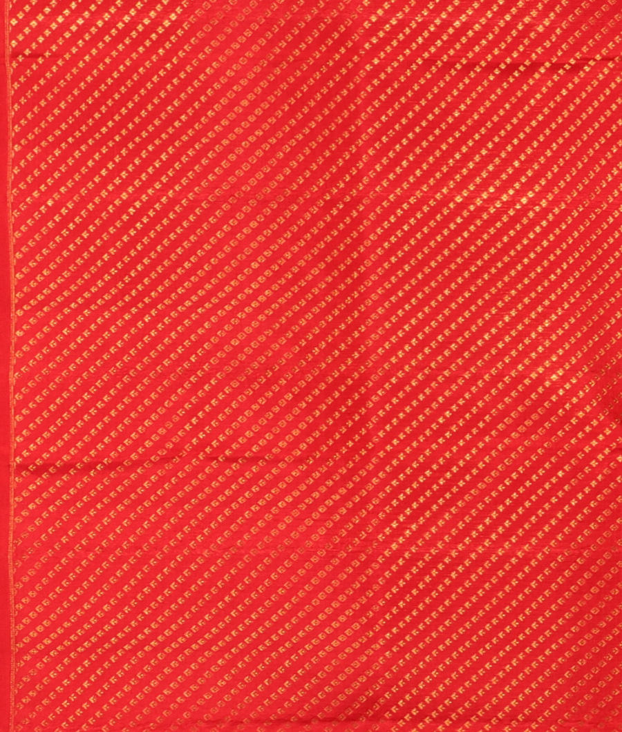 Red Handwoven Kanjivaram Silk Saree T2946543