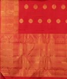 Red Handwoven Kanjivaram Silk Saree T2946544