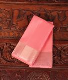 Pink Handwoven Kanjivaram Silk Dhoti and Vastharam T3107312