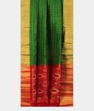 Green Woven Raw Silk Saree T3110882