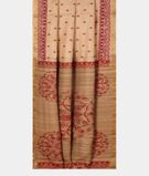 Beige Tussar Embroidery Saree NB76252