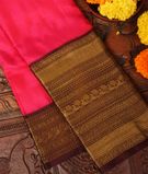 Magenta Twill Kanjivaram Silk Saree T3112951