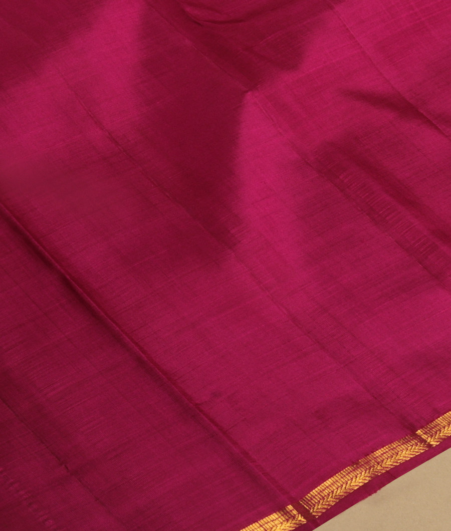 Purple Handwoven Kanjivaram Silk Saree T2046423