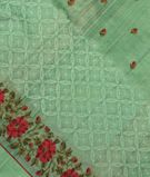 Light Green Tussar Embroidery Saree T2973141