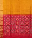 Yellow Woven Raw Silk Saree T3110904