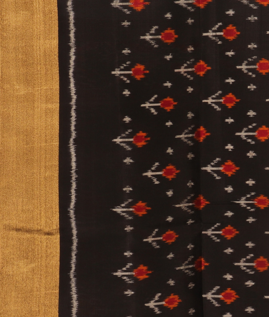 Grey Woven Raw Silk Saree T3110783