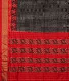 Black Ikat Silk Saree T2045614