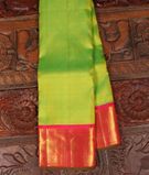 Green Handwoven Kanjivaram Silk Saree T3106071