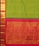 Green Handwoven Kanjivaram Silk Saree T3106074