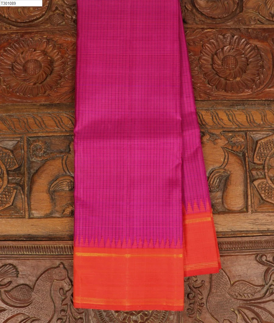 Purple Handwoven Kanjivaram Silk Saree T297629-image