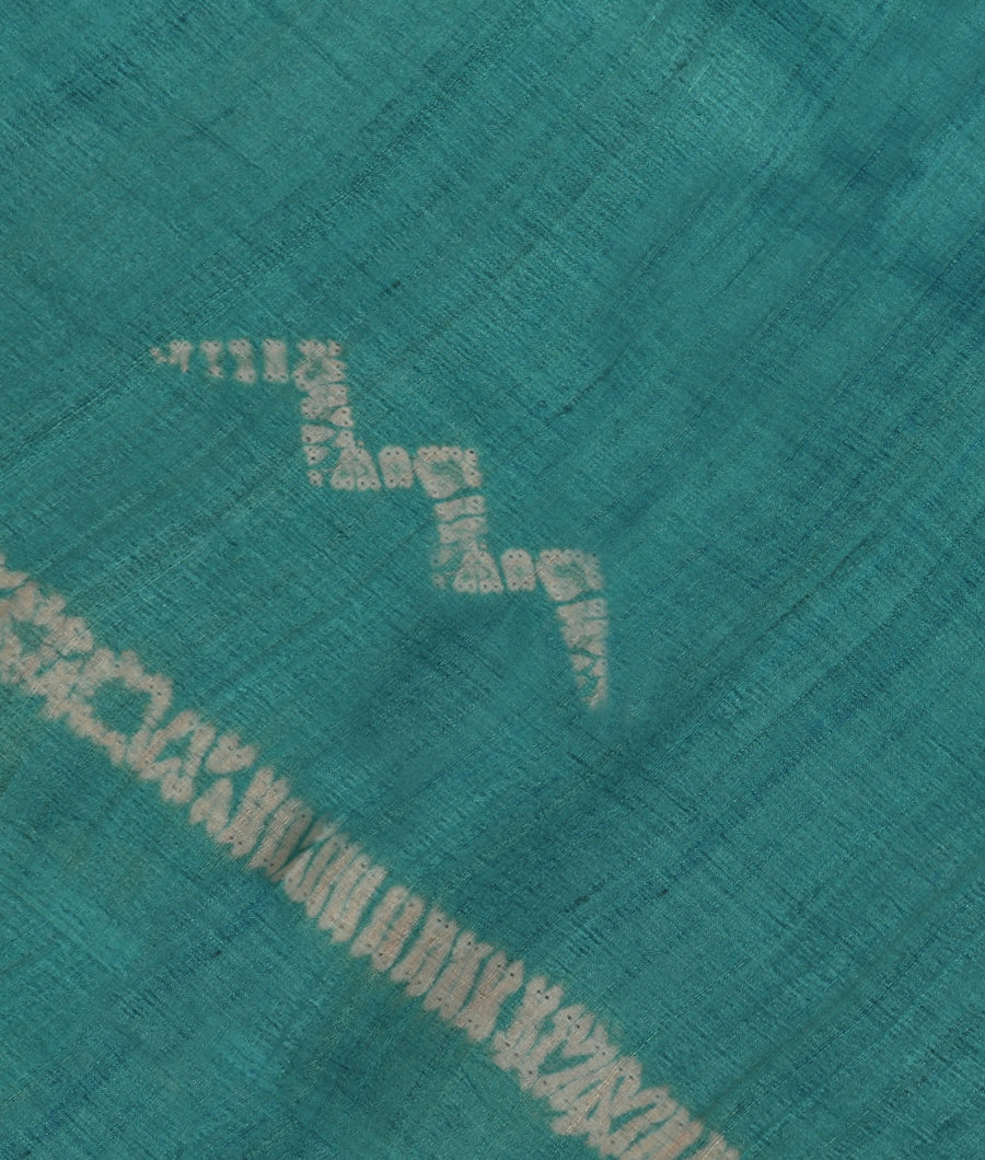 Blue Tussar Printed Saree T278971-image