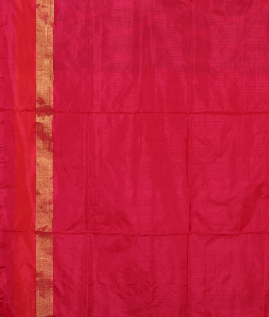 Yellowish Green Ikat Silk Saree T3121883