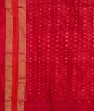 Bottle Green Ikat Silk Saree T3121803