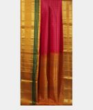 Pinkish Orange Silk Cotton Saree T3091102