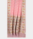 Pink Banaras Georgette Silk Saree with Paithani Border T3126572