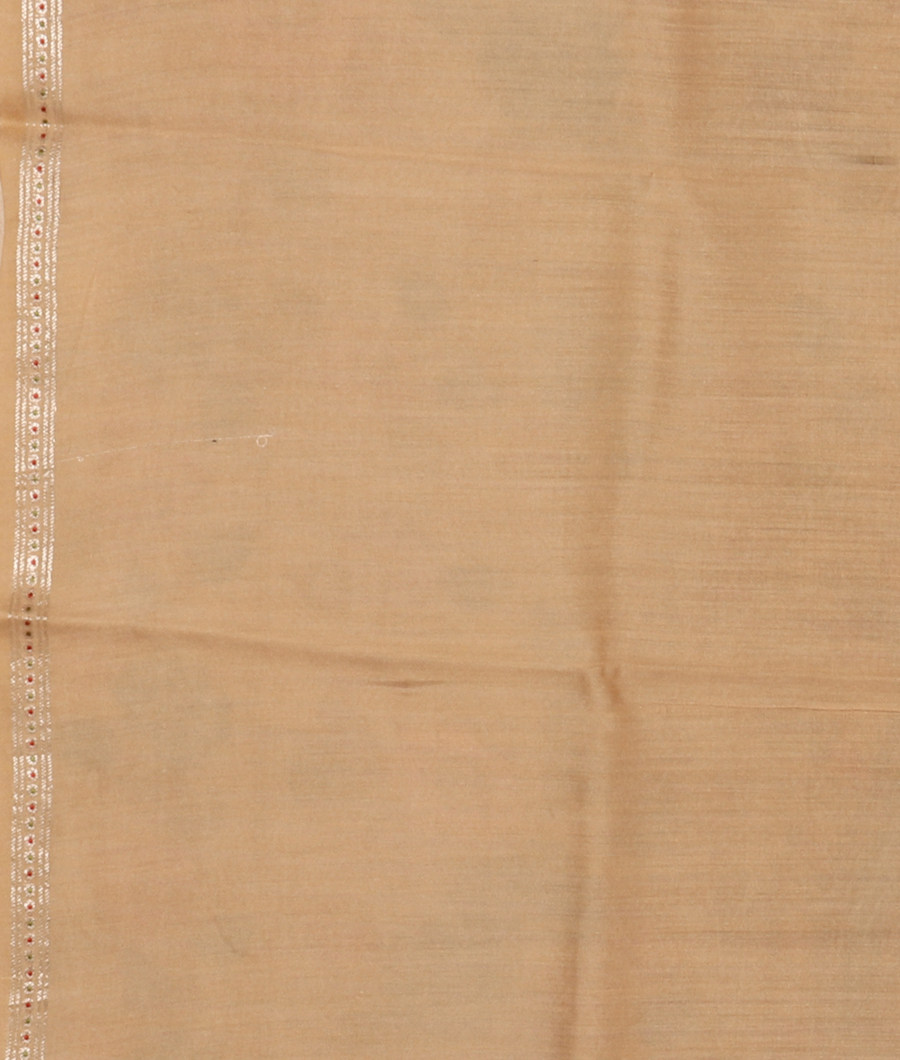 Beige Kora Organza Printed Saree T2489433