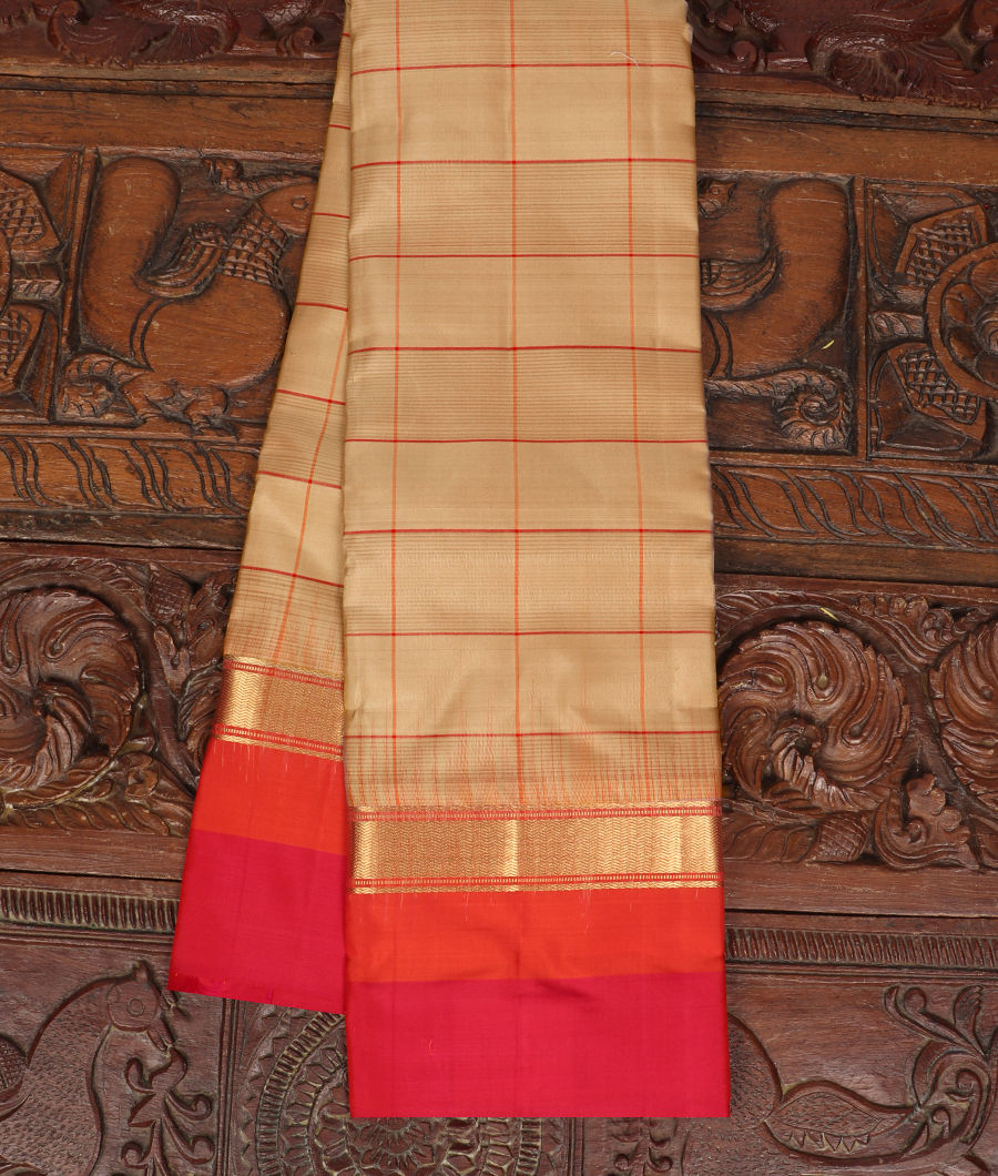 Beige Soft Silk saree T316866-image