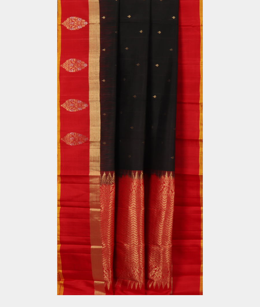 Black Soft Silk Saree T1765472
