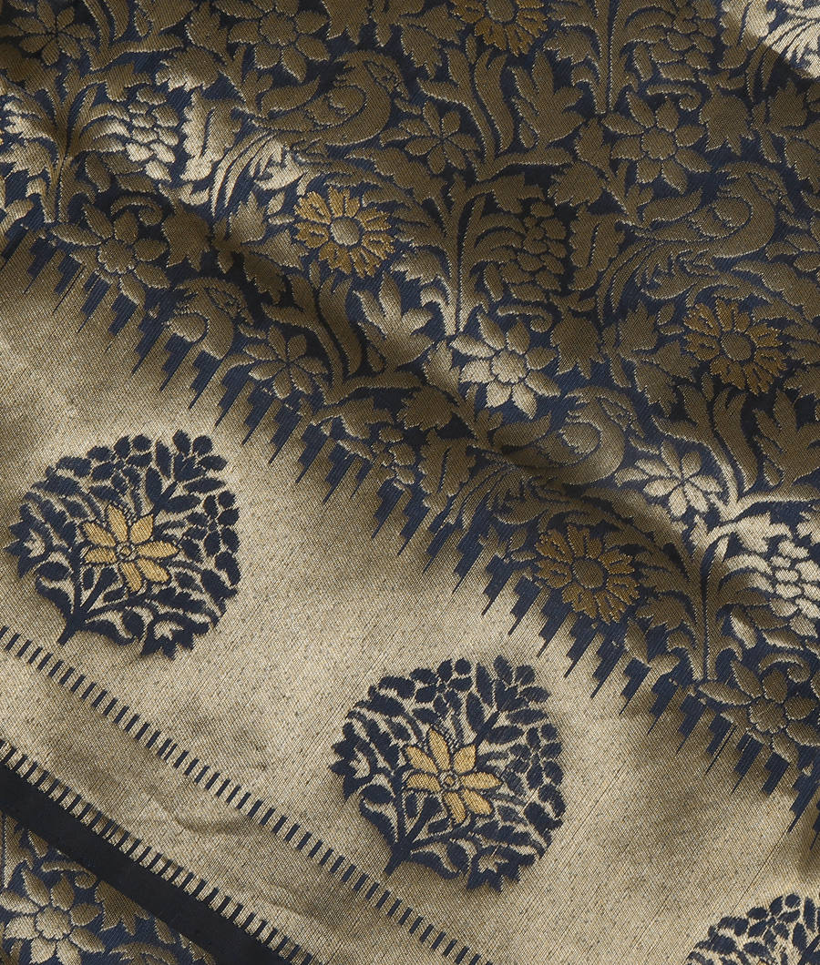 Blue Soft Silk Saree T275816-image