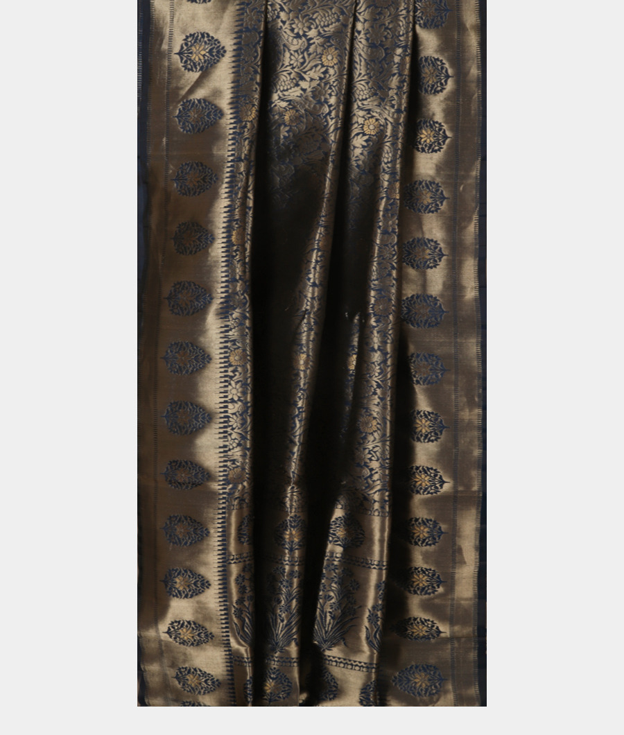 Blue Soft Silk Saree T2758162