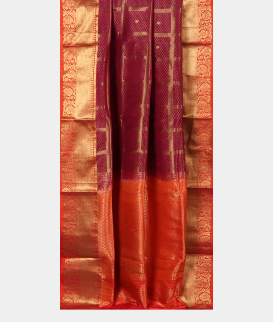 Purple Soft Silk Saree T2003442