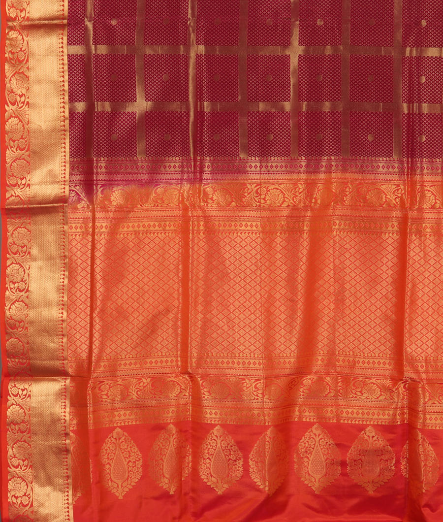 Purple Soft Silk Saree T2003444